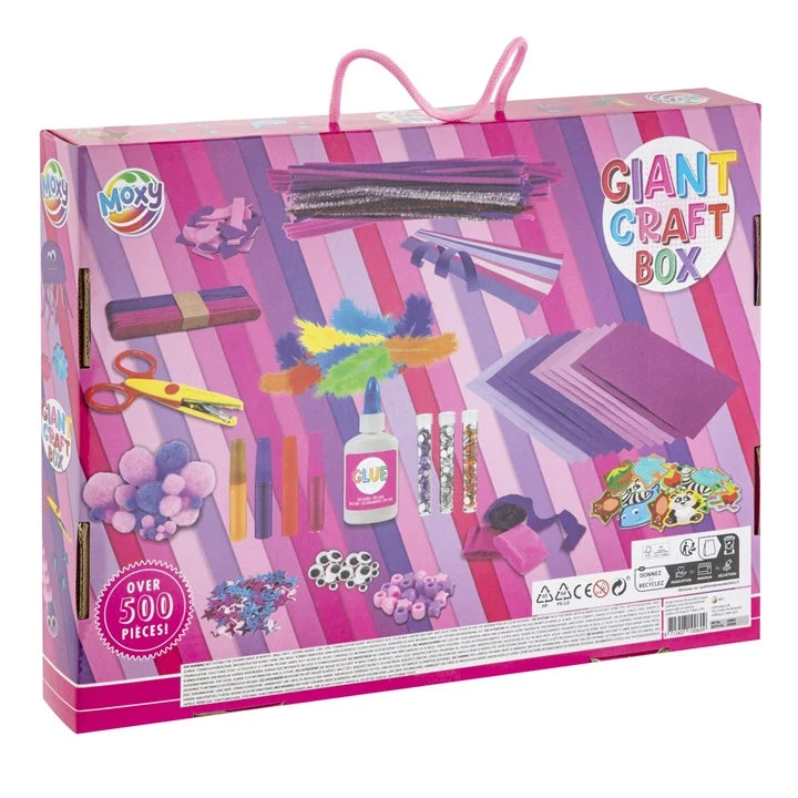 Giant Craft Box Creative Set, 500 pcs, Pink