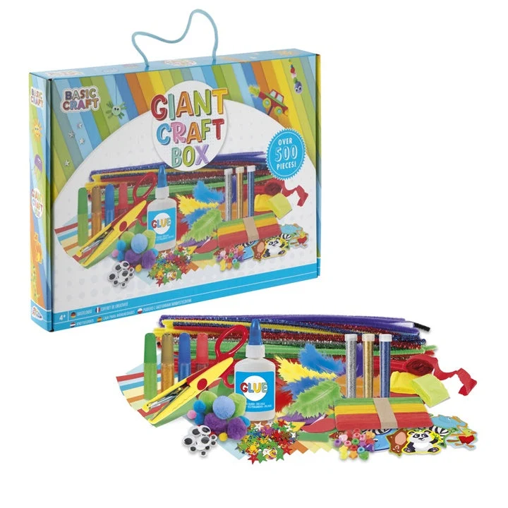 Giant Craft Box Craft Set, 500 Pieces, Blue