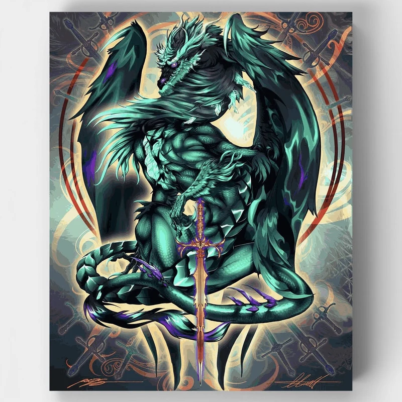 Dragonblade Terrablade - Paint by Numbers Kit