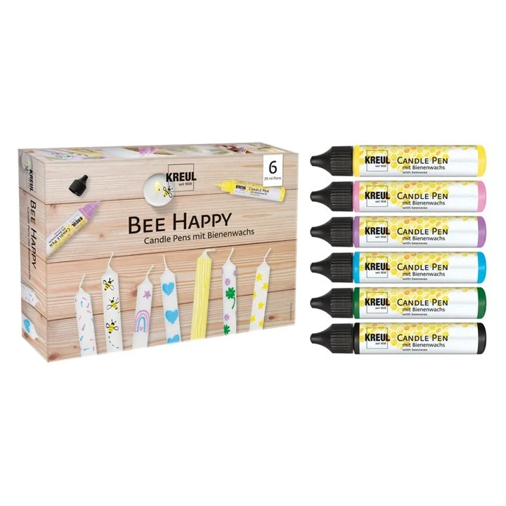 KREUL Candle Pens - Set of 6 x 29 ml