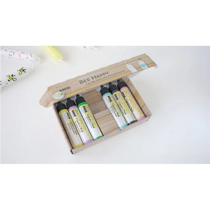 KREUL Candle Pens - Set of 6 x 29 ml
