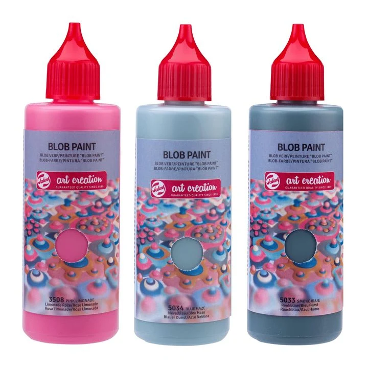 Art Creation Blob Paint Craft Set, Pink, 3 x 80 ml