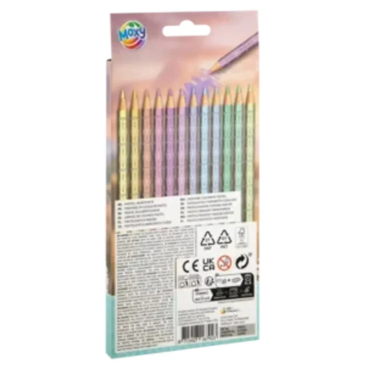 MOXY Pastel Horse Colored Pencils, Set of 12