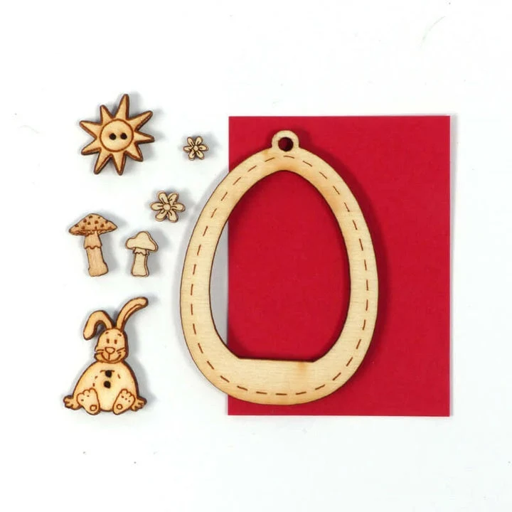 Hanging Wooden Decoration