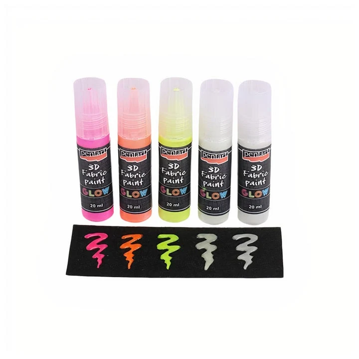 Pentart 3D Glow-in-the-Dark Fabric Paint