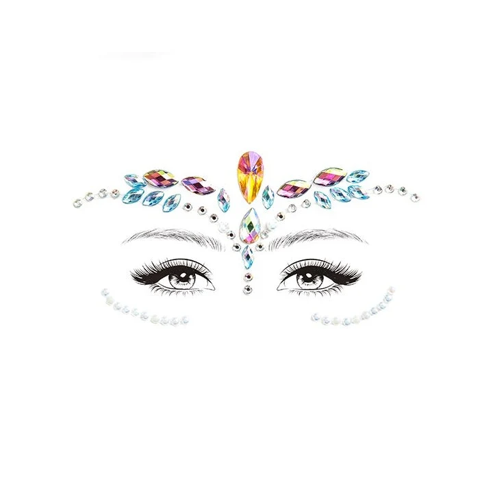 3D Face Stickers with Gems