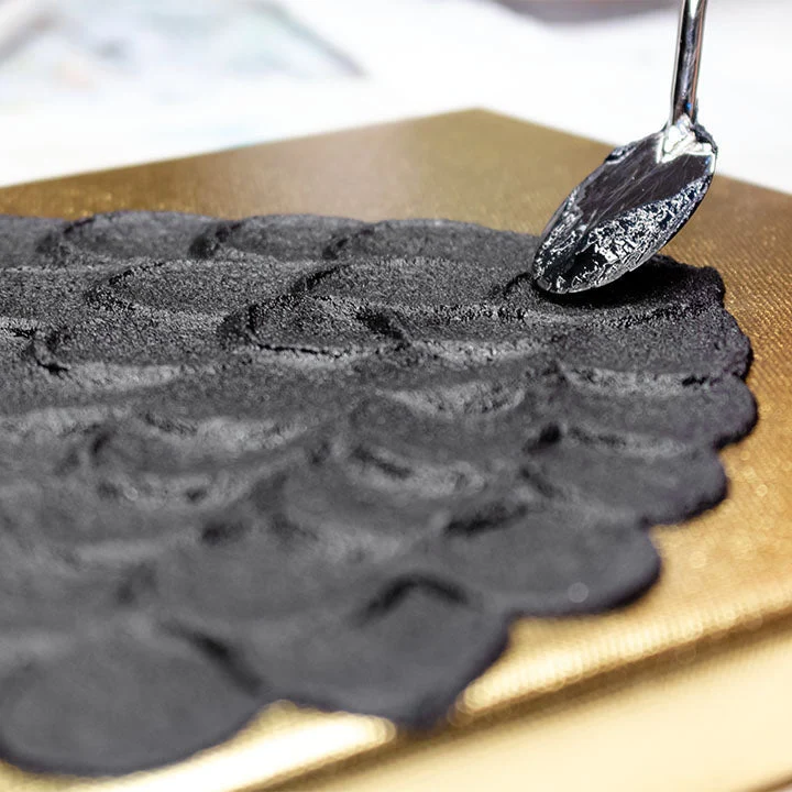 ARTMiE Midnight 3D Black Relief Paste
