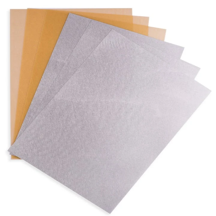 Gold and Gray Shrink Film, Set of 6