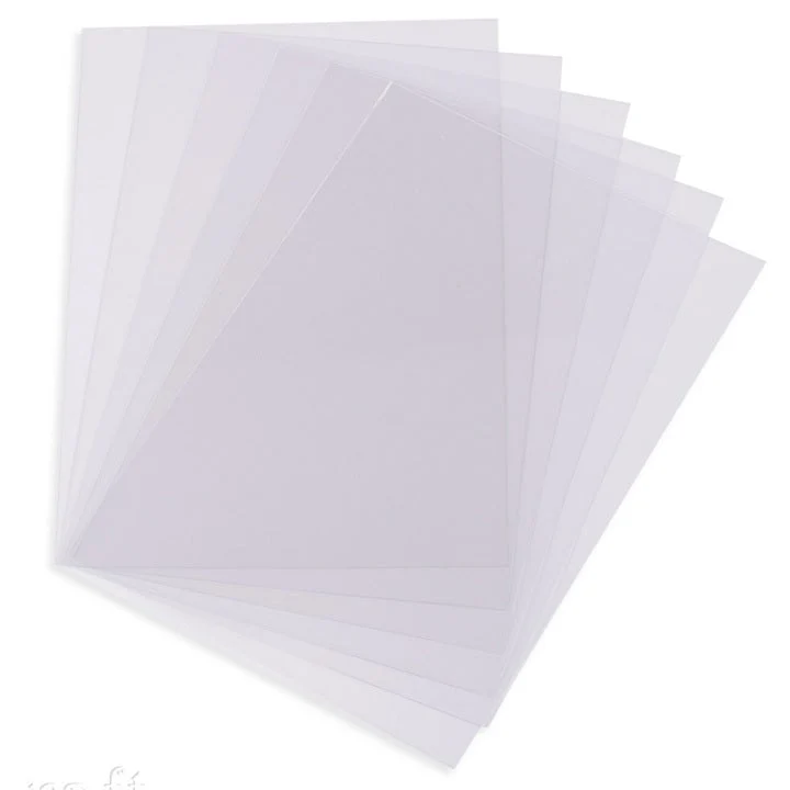 Transparent Shrink Plastic / Set of 6