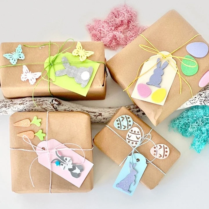 Pastel Felt Stickers, Butterflies, 15 pcs