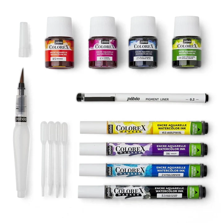 Pebeo Colorex Calligraphy Set of 10