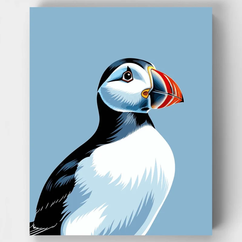Puffin - Paint by Numbers Kit