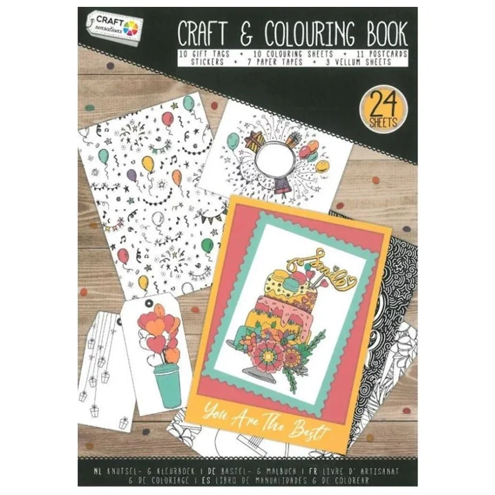 Creative Book with Coloring Pages, A5, 24 Sheets