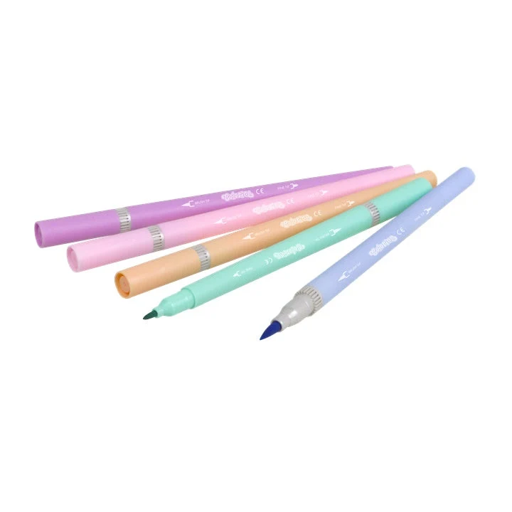 Colorino Pastel Double-Sided Markers, Set of 10