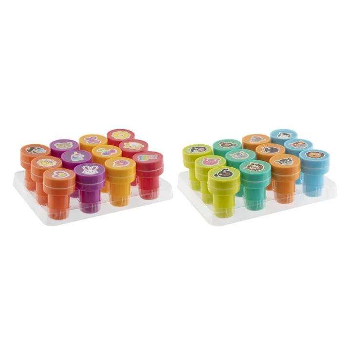 12 Self-Inking Stamps