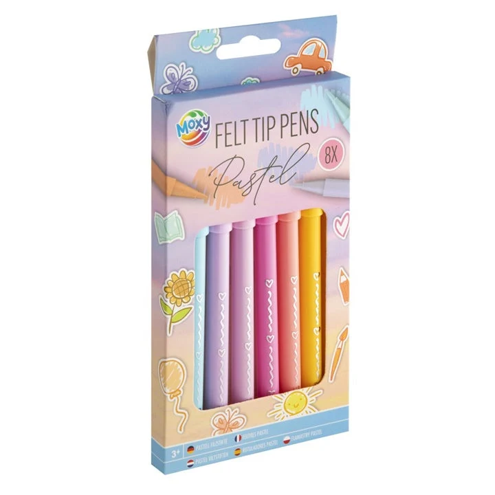 Pastel Markers, Set of 8