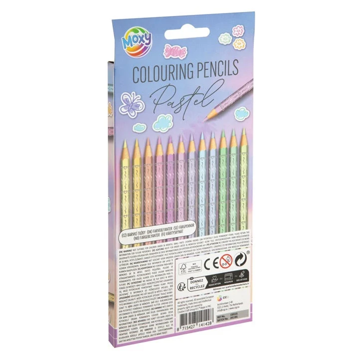 Set of 12 Colored Pencils