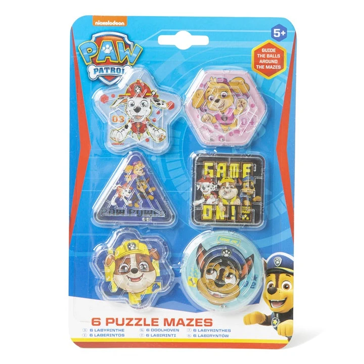 PAW PATROL Mini Maze, Set of 6