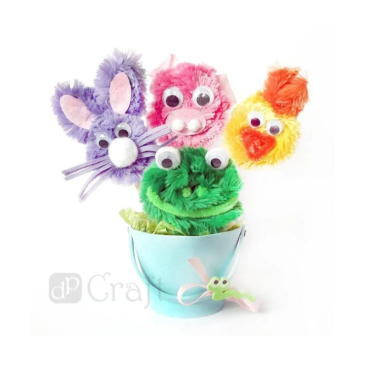 Pastel Chenille Stems - 30 cm x 8 mm / 25 pcs