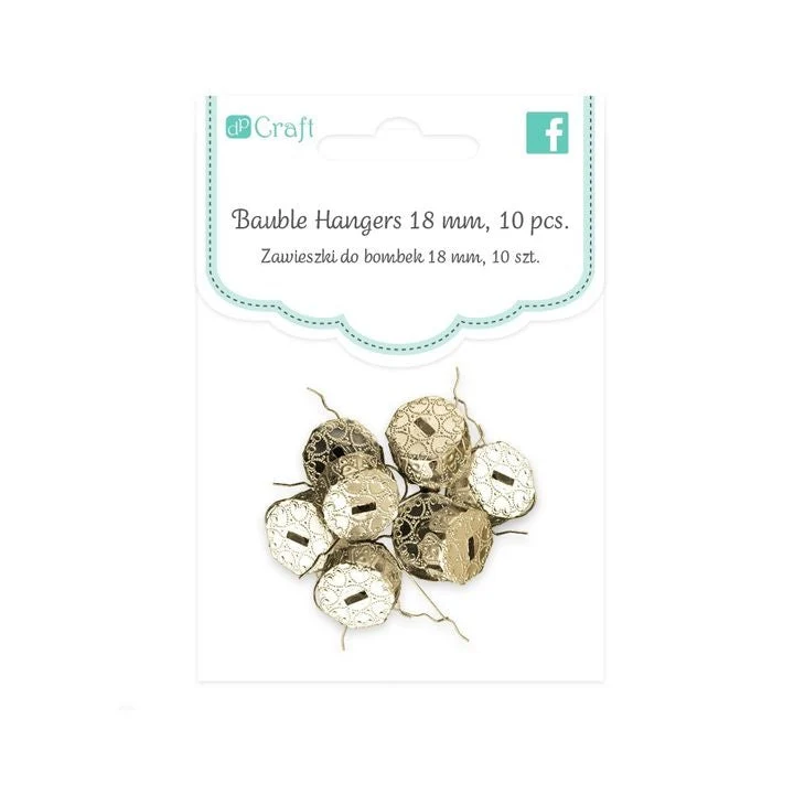Gold Metal Hangers for Baubles