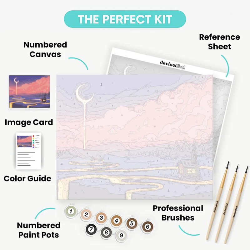 Pinknite - Paint by Numbers Kit