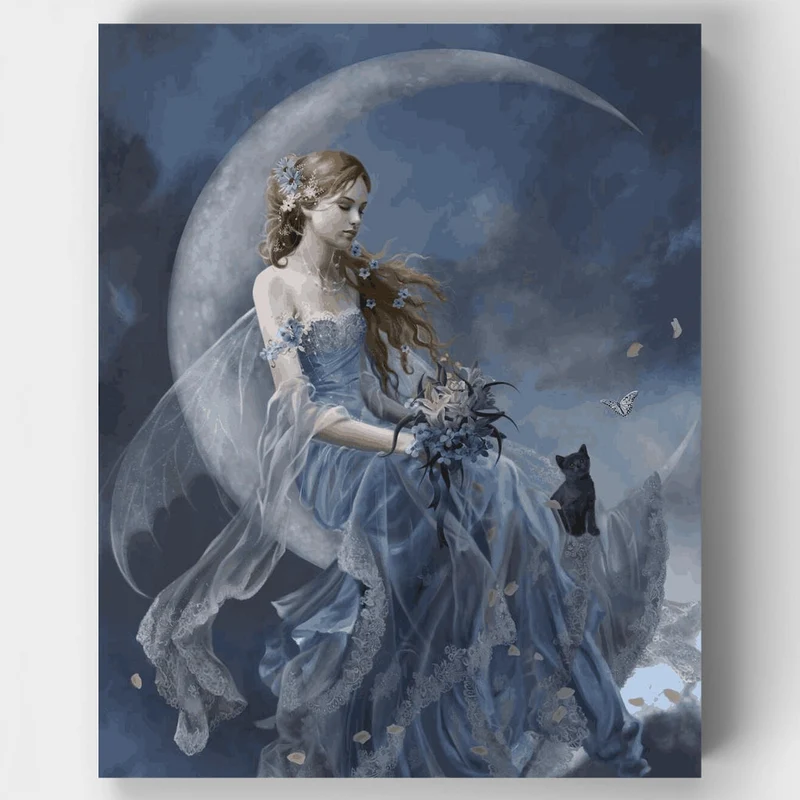 Wind Moon - Paint by Numbers Kit