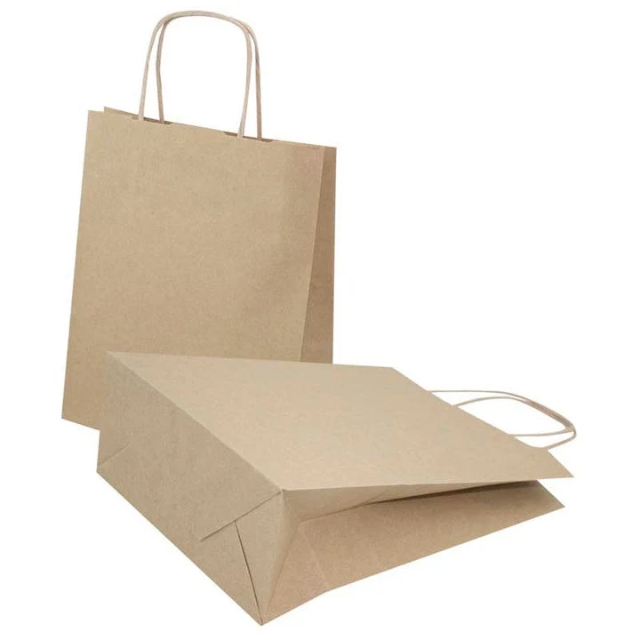 Brown Paper Bag, 180x80x225 mm, Set of 10