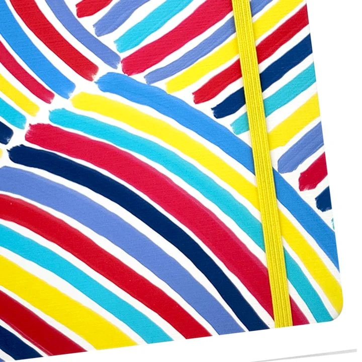 Spoko A5 Lined Notebook, 96 Pages - Blue Brush