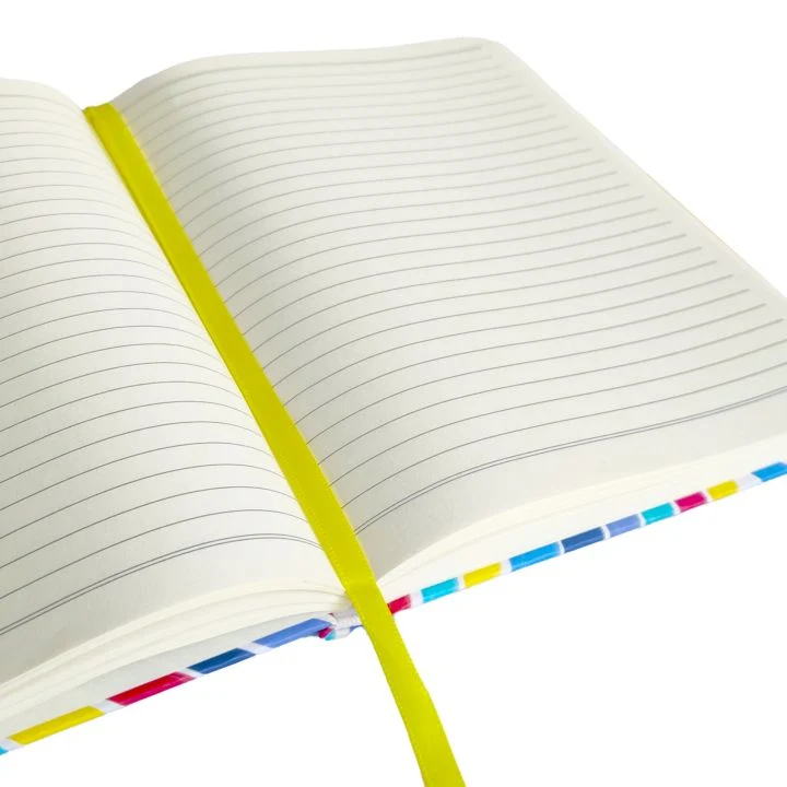 Spoko A5 Lined Notebook, 96 Pages - Blue Brush