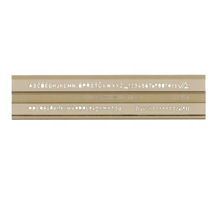 KOH‑I‑NOOR Technical Stencil, Letters, 2.5 mm