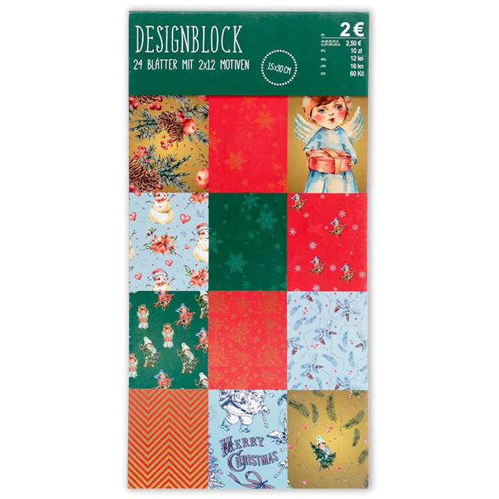 Scrapbooking Paper 15 x 30 cm
