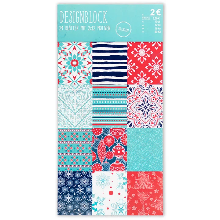 Scrapbooking Paper 15 x 30 cm