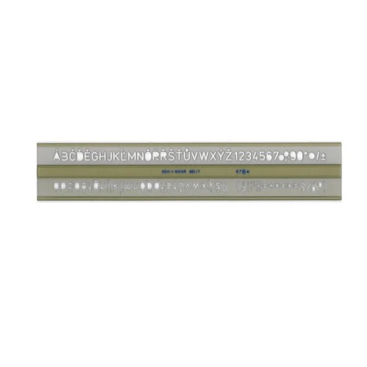 KOH‑I‑NOOR School Letter Stencil, 7 mm