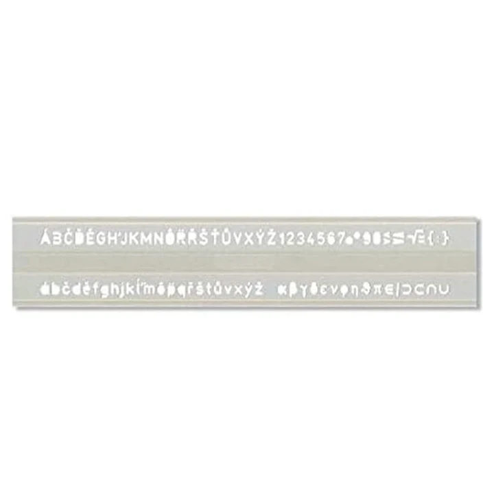 KOH‑I‑NOOR School Stencil, Letters, 5 mm