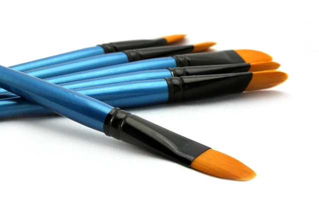 Synthetic Hair Flat Brushes