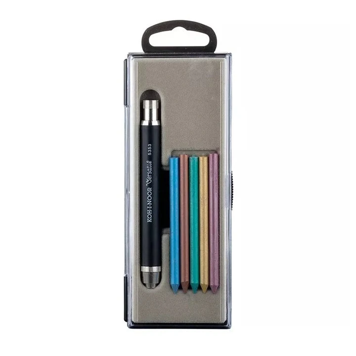 KOH‑I‑NOOR Versatil 5353 Mechanical Pencil, 5.6 mm, with Replacement Colored Leads