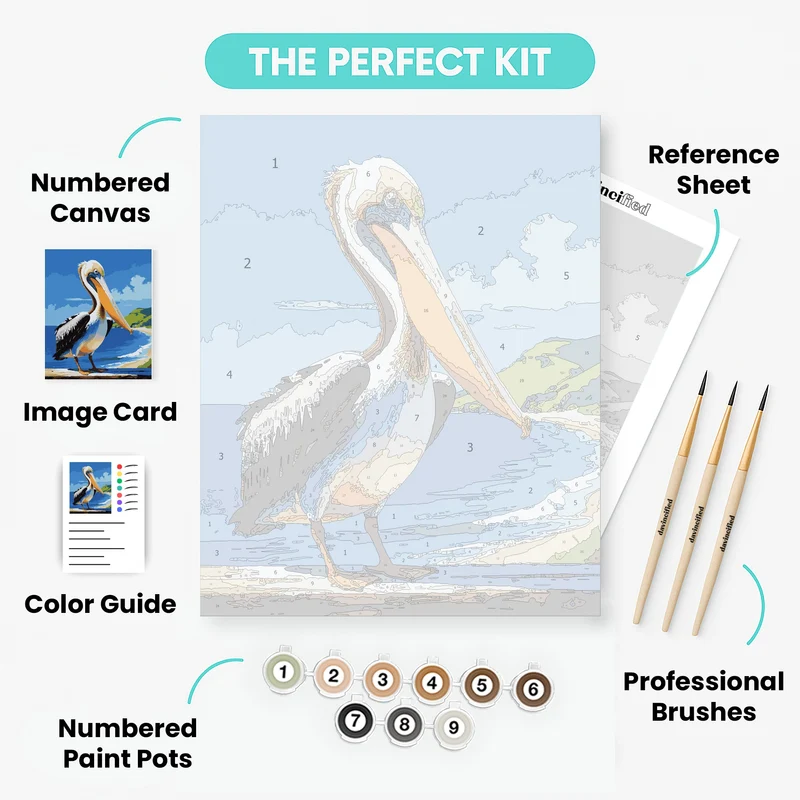 Pelican - Paint by Numbers Kit