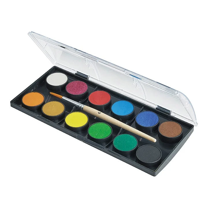 Faber-Castell Watercolors 24 mm, 12 Colors