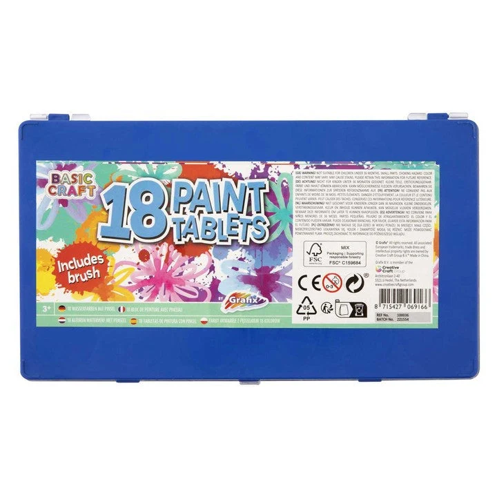 Paint Tablet 18 PCS with Brush
