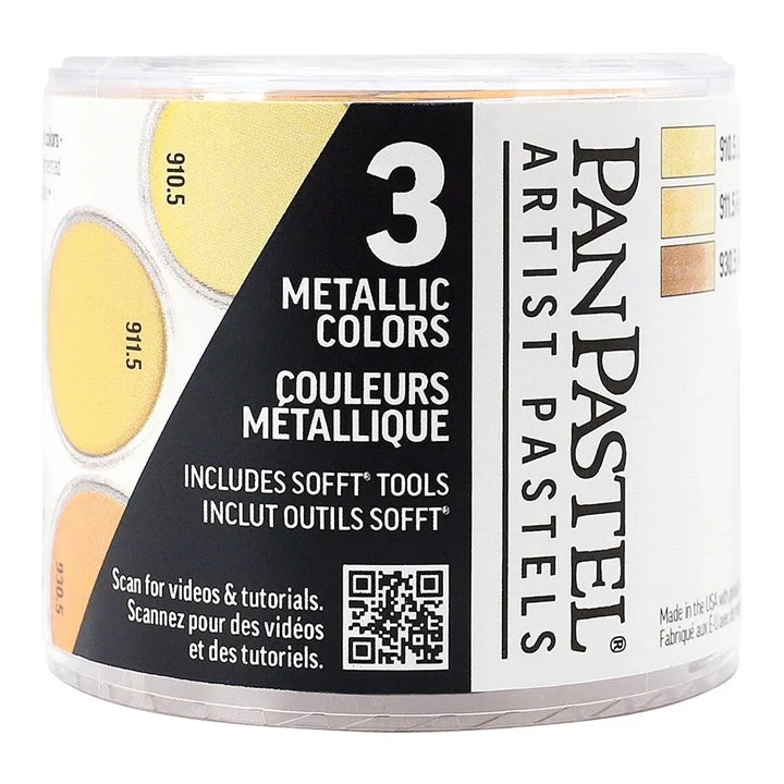 PanPastel Golden Metallic Pastels Set of 3