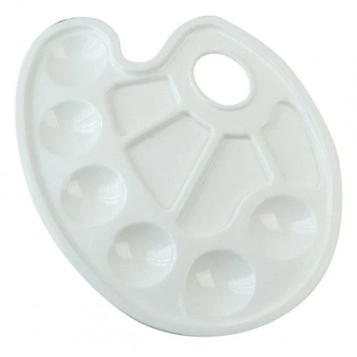 Plastic Oval Palette