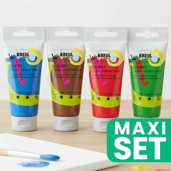 KREUL Kids Paint Set, 4 Shades