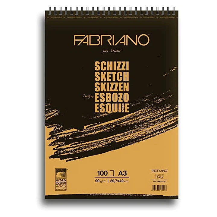 FABRIANO SKETCH Spiral-Bound Sketch Pad