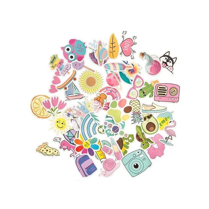 Vinyl Stickers | Summer, Set of 50