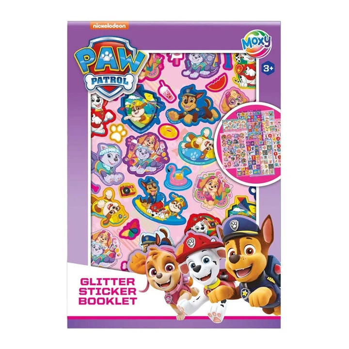 Paw Patrol Glitter Sticker Book A5 | 8 Sheets