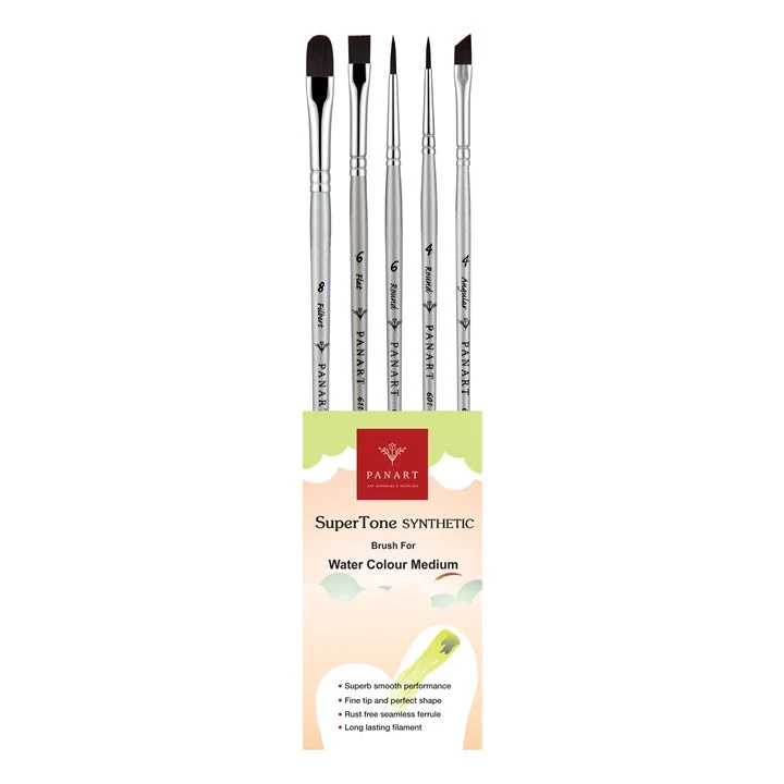 PanArt SuperTone Brush Set ATL-04, Set of 5