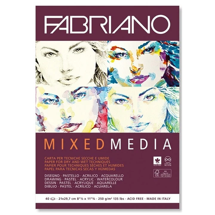 FABRIANO Mixed Media Sketch Pad