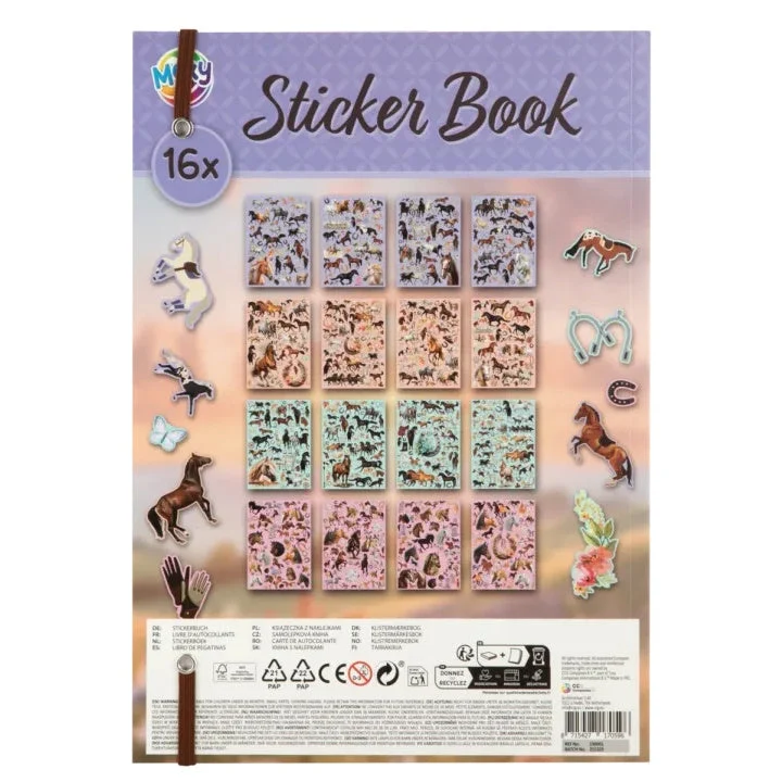 Horse Sticker Book A4 - 900+ Horse Stickers