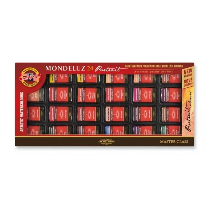 KOH‑I‑NOOR Mondeluz Portrait Watercolors / Set of 24