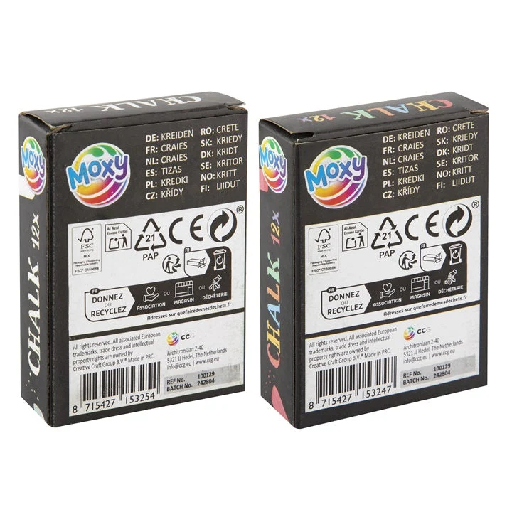 School Chalk 12 pcs